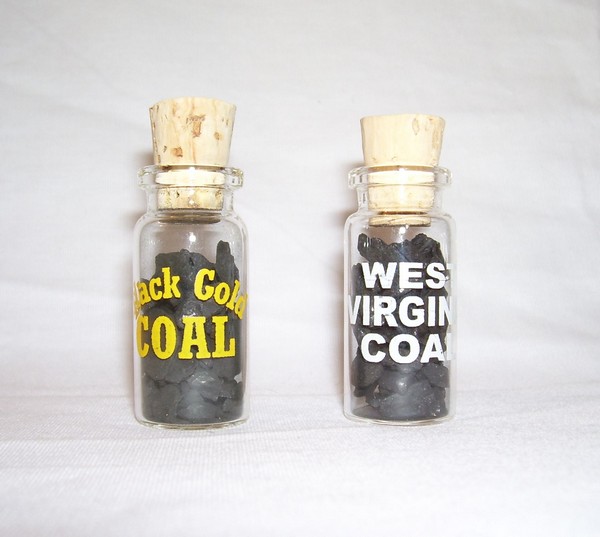 NGH106S Coal in Mini GLASS Bottle